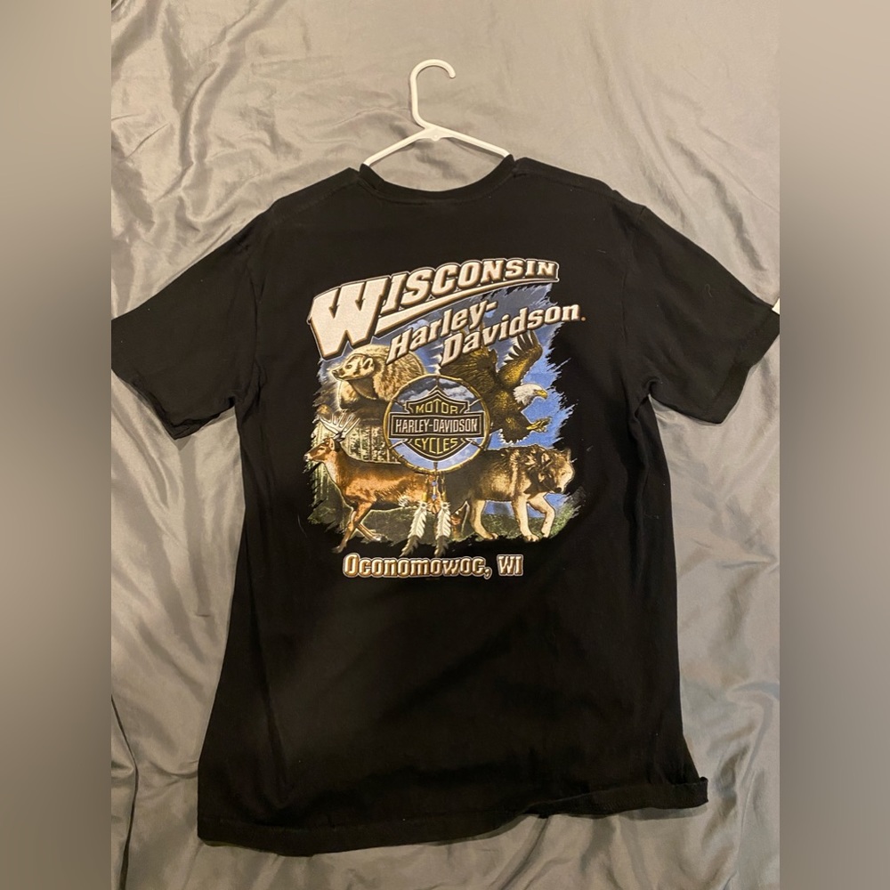 Harley Davidson Wisconsin t shirt